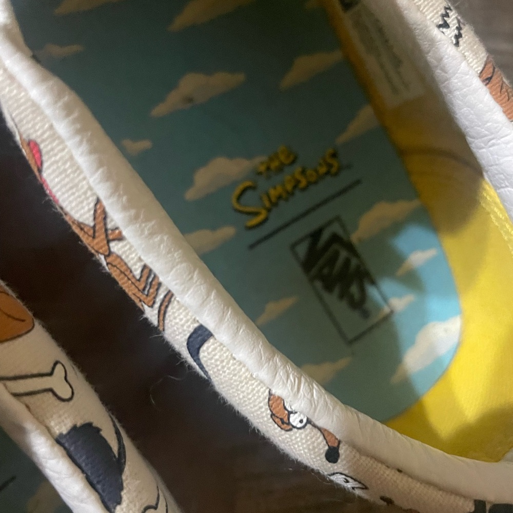 VANS CLASSIC SLIP-ON (THE SIMPSONS) youth size 3.5 - Picture 7 of 8